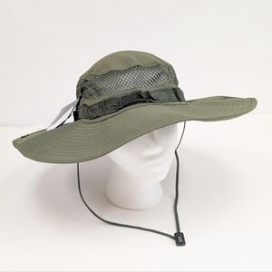 NWT Propper Army Green Panama Bucket Boonie Sun Hat With Vent Size 7 3/4